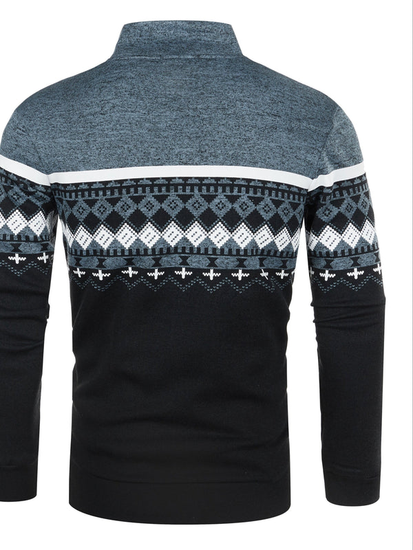 James | Retro Stretch Cardigan for Men