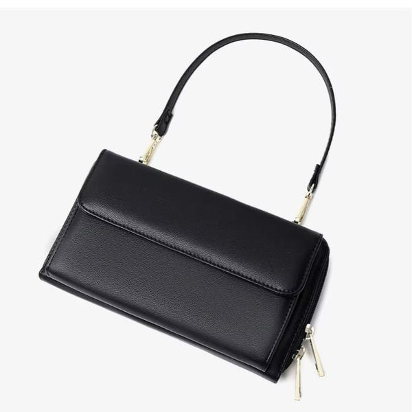 Jerlyn | RFID Blocking Touch Screen Crossbody Passport Holder Travel Wallet