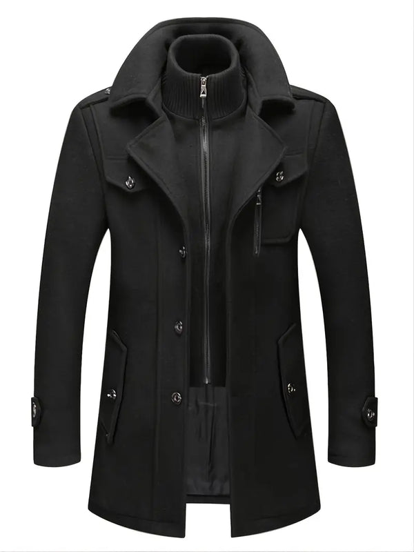 Marlito | Men's Double Collar Coat