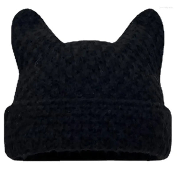 Wendy – Cat Ear Knitted Beanie – Cute & Cozy