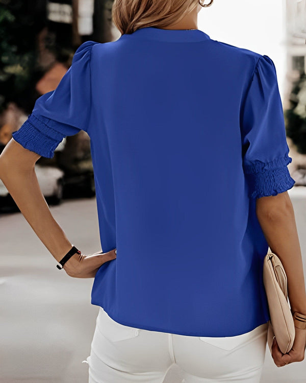 Octavia | V-Neck Short Sleeve Top