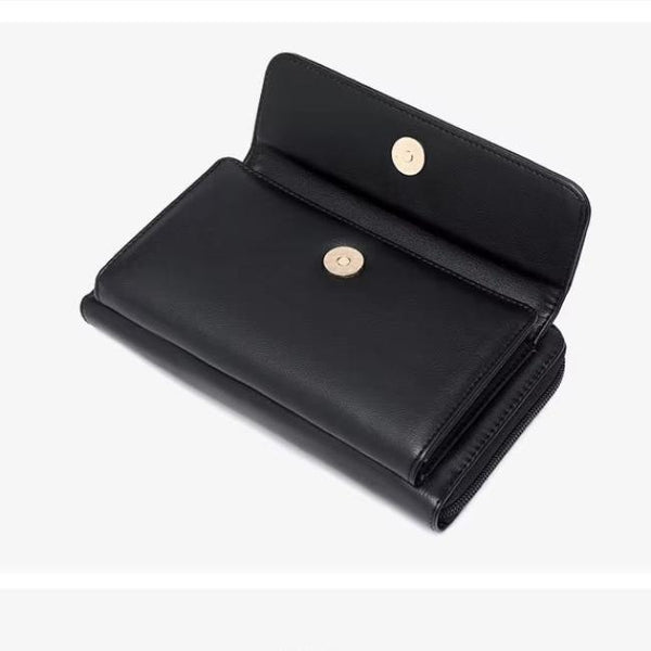 Jerlyn | RFID Blocking Touch Screen Crossbody Passport Holder Travel Wallet