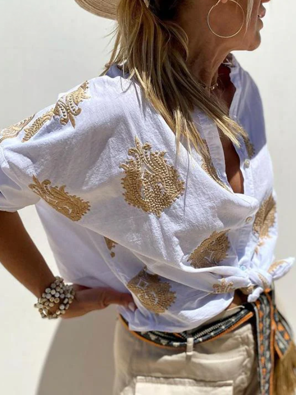 ARIA | Embroidered Women's Blouse