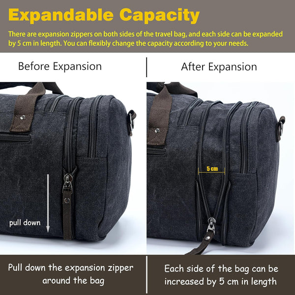 Endura | Canvas Expandable Duffle Bag
