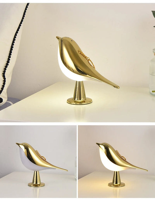 LumiNest | Cozy Wooden Bird Night Lamp