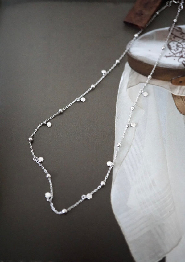 Silver Drop Necklace