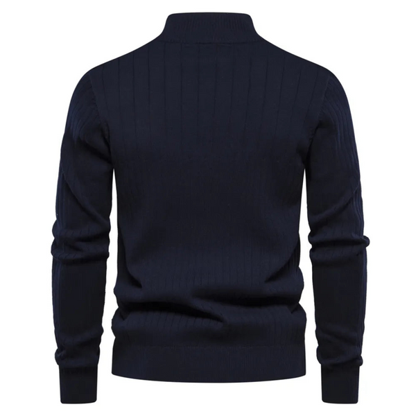 Men's Half Zip Knit Sweater