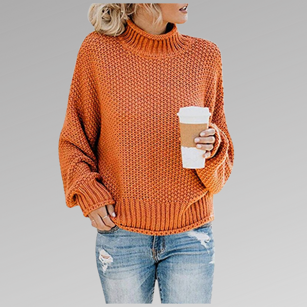 THERESE | Turtleneck Knitted Sweater