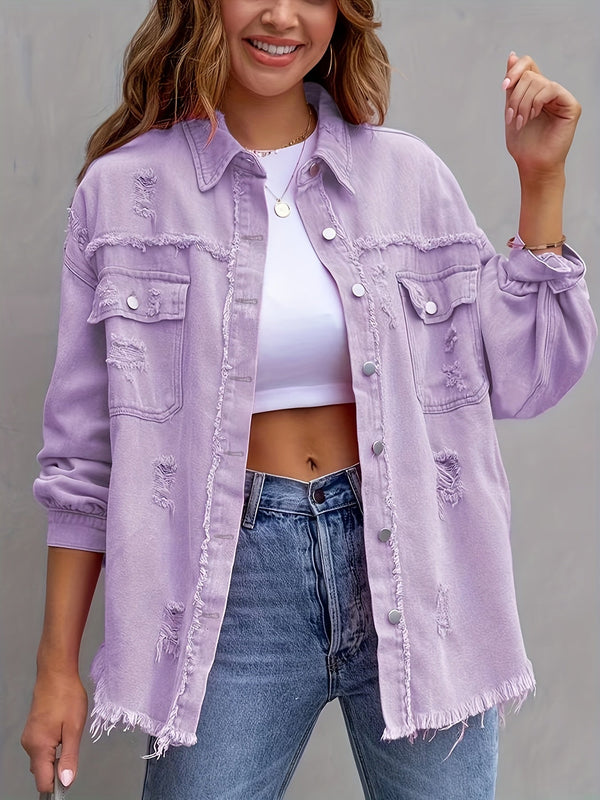 AURORA | Colorful Denim Jacket