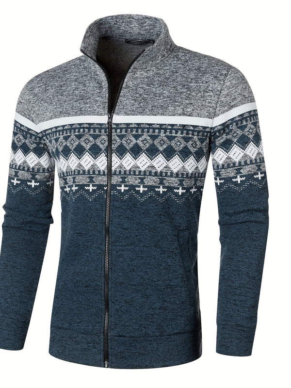 James | Retro Stretch Cardigan for Men