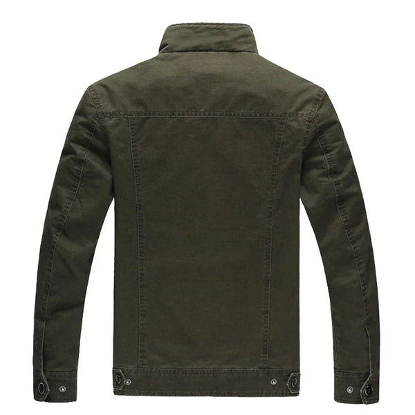 Men's Zipper Military Jacket