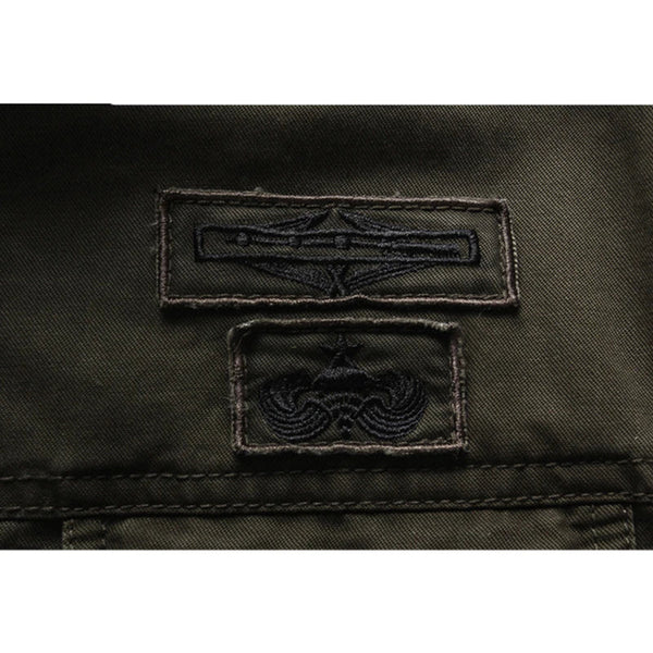 Men's Zipper Military Jacket