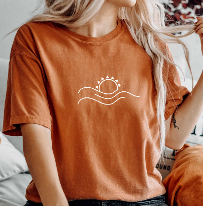 BALIRE | Sunset Waves Graphic Tees