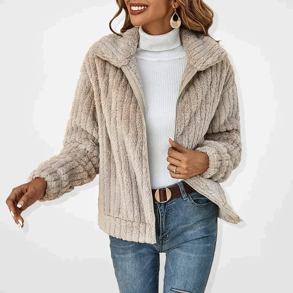 Cosy Zipper Women's Cardigan