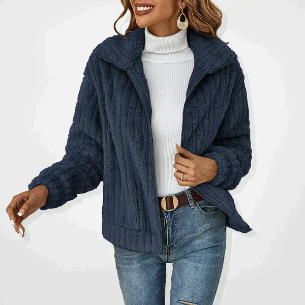 Cosy Zipper Women's Cardigan