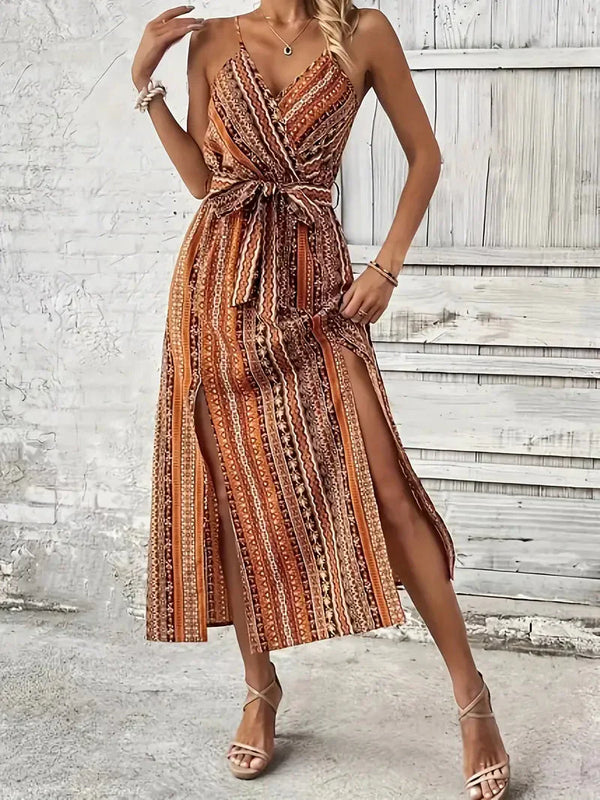 DANI | Ribbon Waist Boho Dress