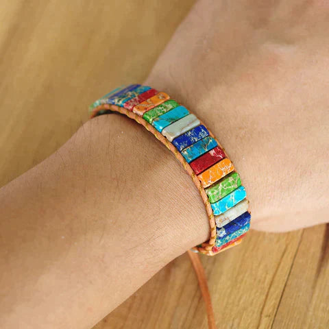 MysticJourney - Tibetan Rainbow Bracelet - Spiritual & Vibrant