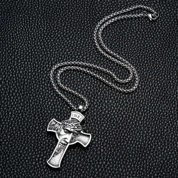 Mason - Cross Pendant with Chain – Elegant & Bold