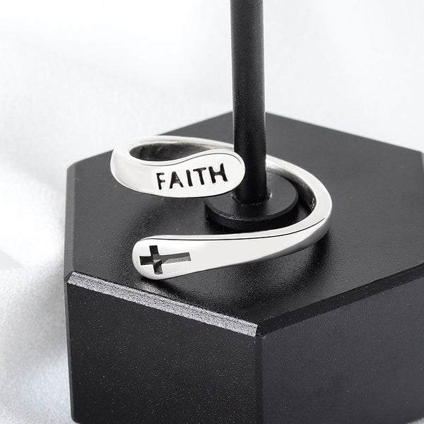 Matilda – Adjustable "Faith" Ring – Inspirational & Elegant