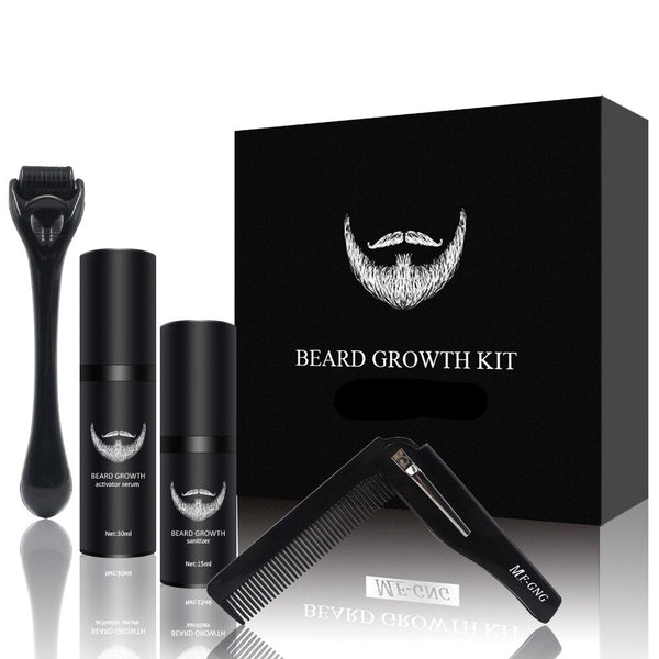 BeardMax – Beard Growth Barber Kit – For Thicker & Healthier Facial Hair