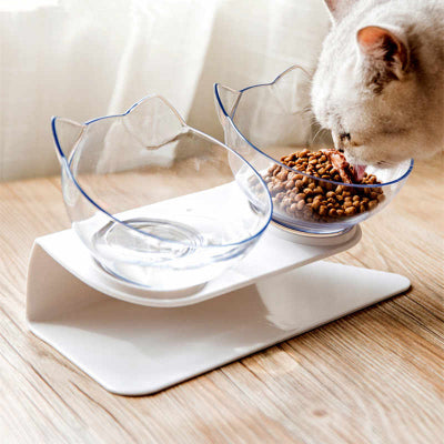 Elevated Raised Cat Feeder – Ergonomic, Spill-Proof & Stylish Design