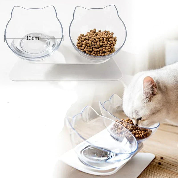 Elevated Raised Cat Feeder – Ergonomic, Spill-Proof & Stylish Design