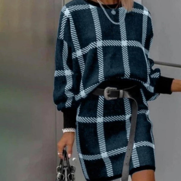 PRESLEY | Trendy Plaid Dress