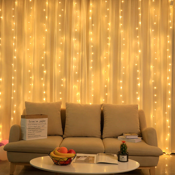 Light Curtain – Twinkling LED Drapes – Elegant & Energy Efficient