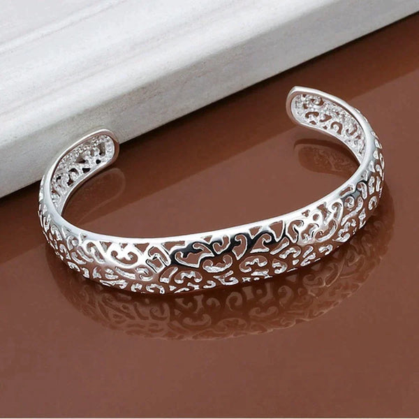 Women's Silver Filigree Bracelet