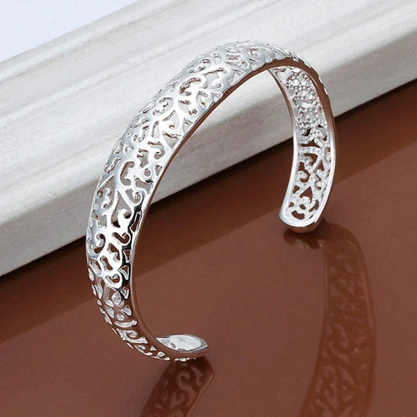 Women's Silver Filigree Bracelet