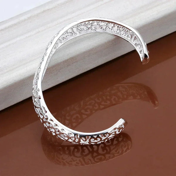 Women's Silver Filigree Bracelet