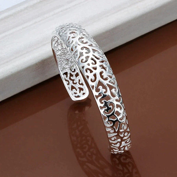 Women's Silver Filigree Bracelet