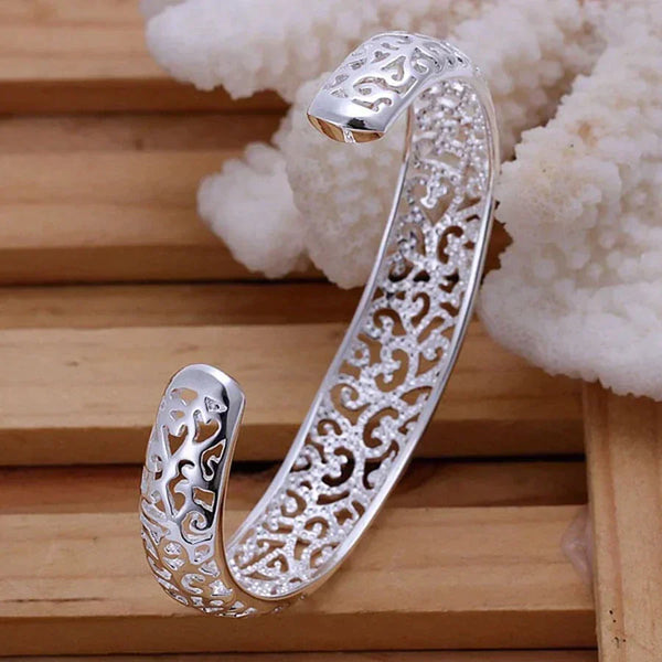 Women's Silver Filigree Bracelet