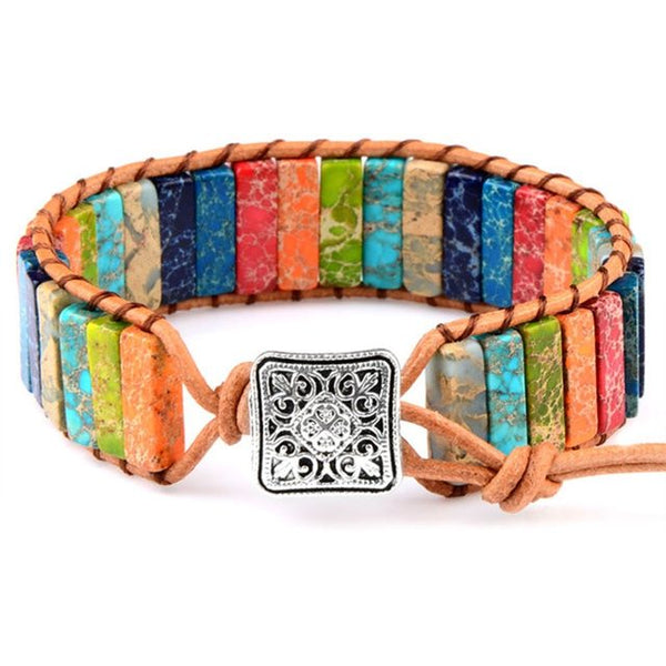 MysticJourney - Tibetan Rainbow Bracelet - Spiritual & Vibrant