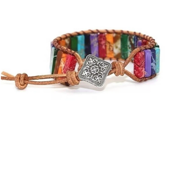 MysticJourney - Tibetan Rainbow Bracelet - Spiritual & Vibrant