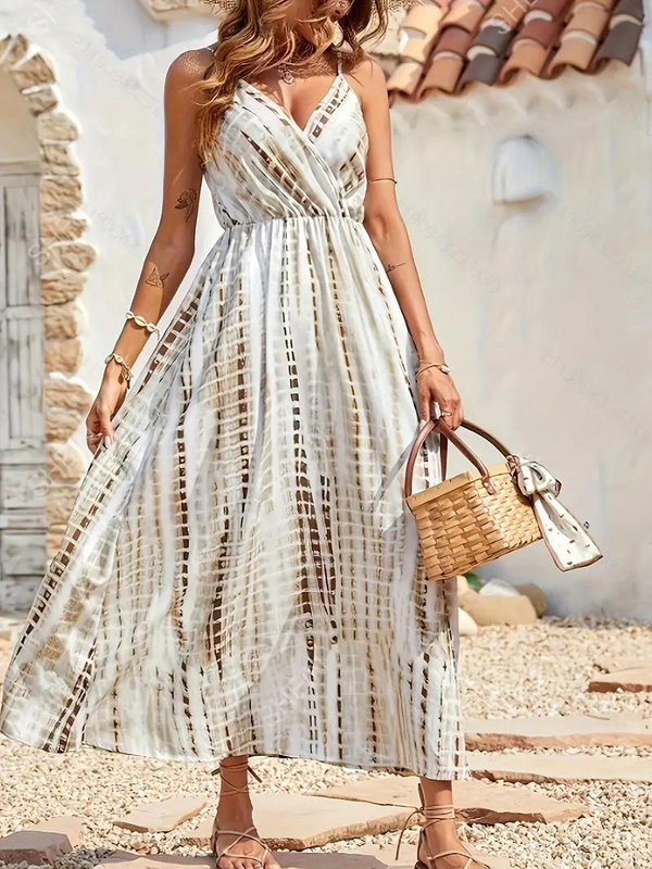 WHITNEY | Sleeveless Boho Maxi Dress