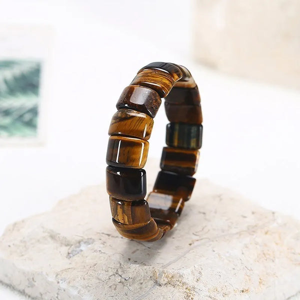 TigerSoul - Three-Colored Tiger Eye Bracelet - Strength & Balance