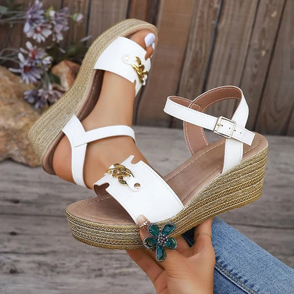 Liezlyn | Ankle Buckle Wedge Sandal