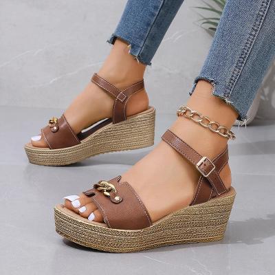 Liezlyn | Ankle Buckle Wedge Sandal