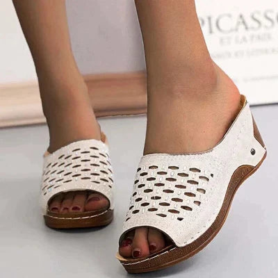 Shekeny | Casual Wedge Sandal