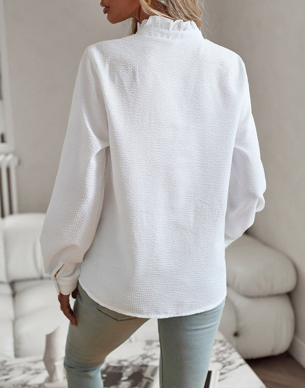 Jugy | Elegant Ruffle Blouse