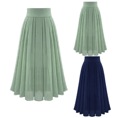 Charley | Festive Pleated Midi Skirt