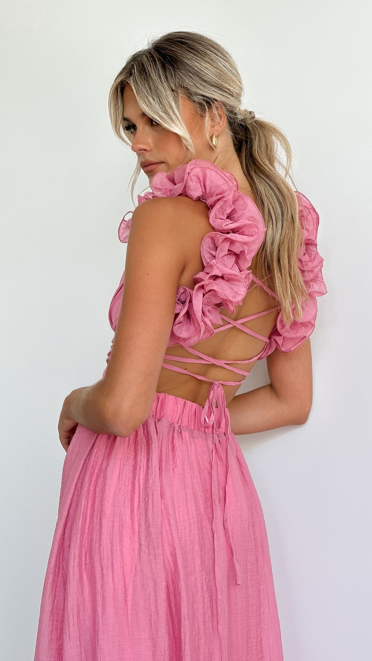 ORIANA | Ruffled Back Summer Dress