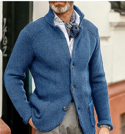 Long Winter Cardigan for Men