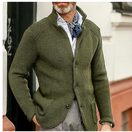 Long Winter Cardigan for Men