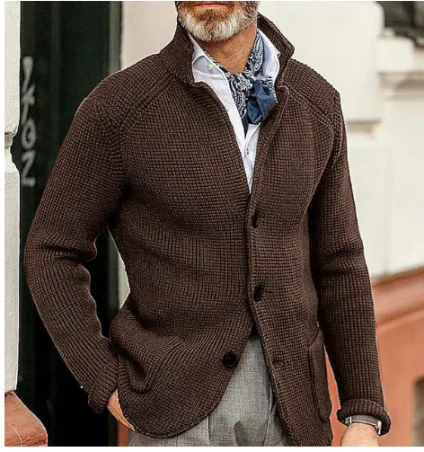 Long Winter Cardigan for Men