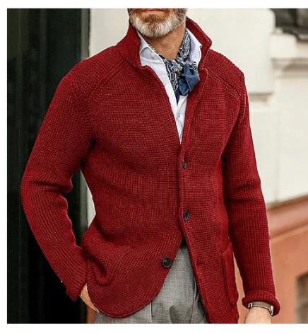 Long Winter Cardigan for Men