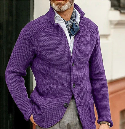 Long Winter Cardigan for Men