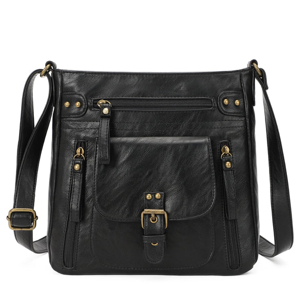 Anika | Women's Multi-Pocket Crossbody Messenger Bag