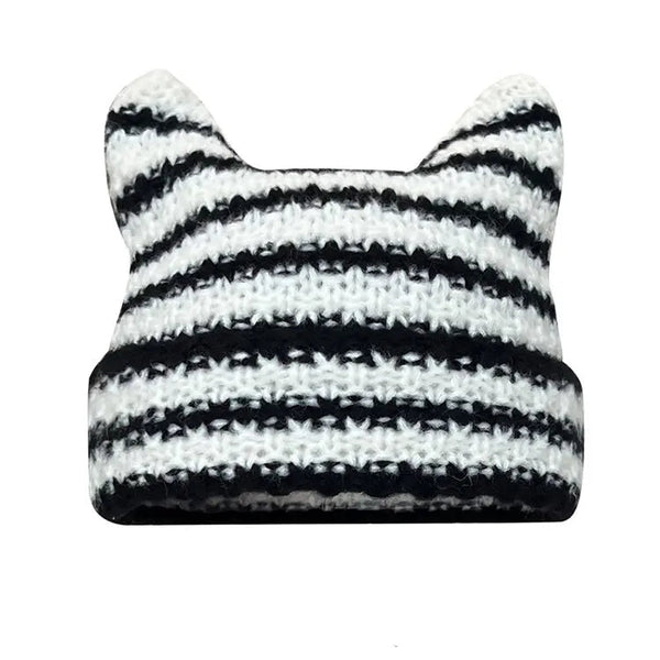 Wendy – Cat Ear Knitted Beanie – Cute & Cozy
